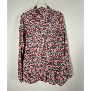 Tin Haul Womens Floral Print Snap Western Shirt XL Multicolor Cotton Long Sleeve